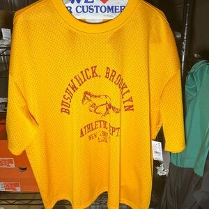 PacSun Yellow Athletic Jersey